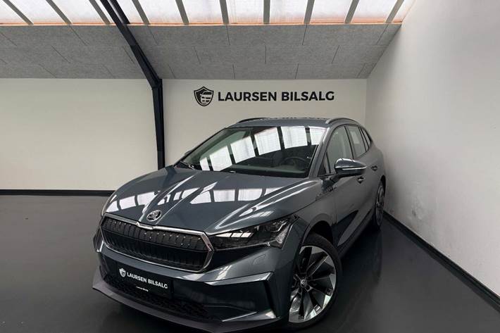 Grå Skoda Enyaq fra 2021