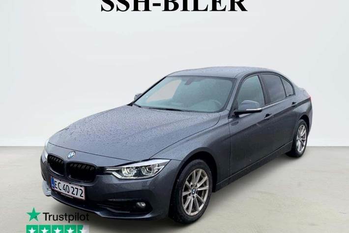 Sort BMW 320d fra 2016