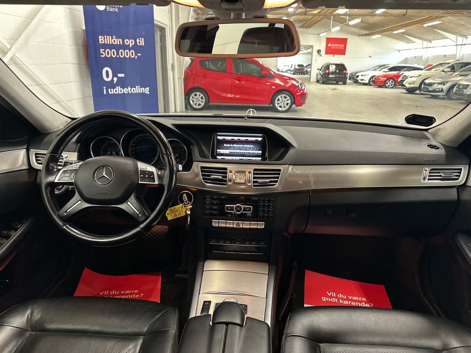 Hvid Mercedes E200 fra 2014