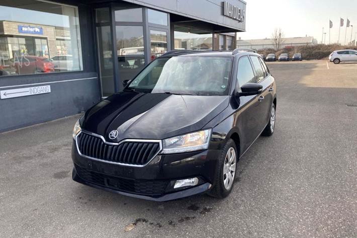 Sort Skoda Fabia fra 2020