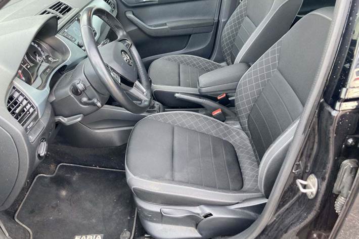 Sort Skoda Fabia fra 2020