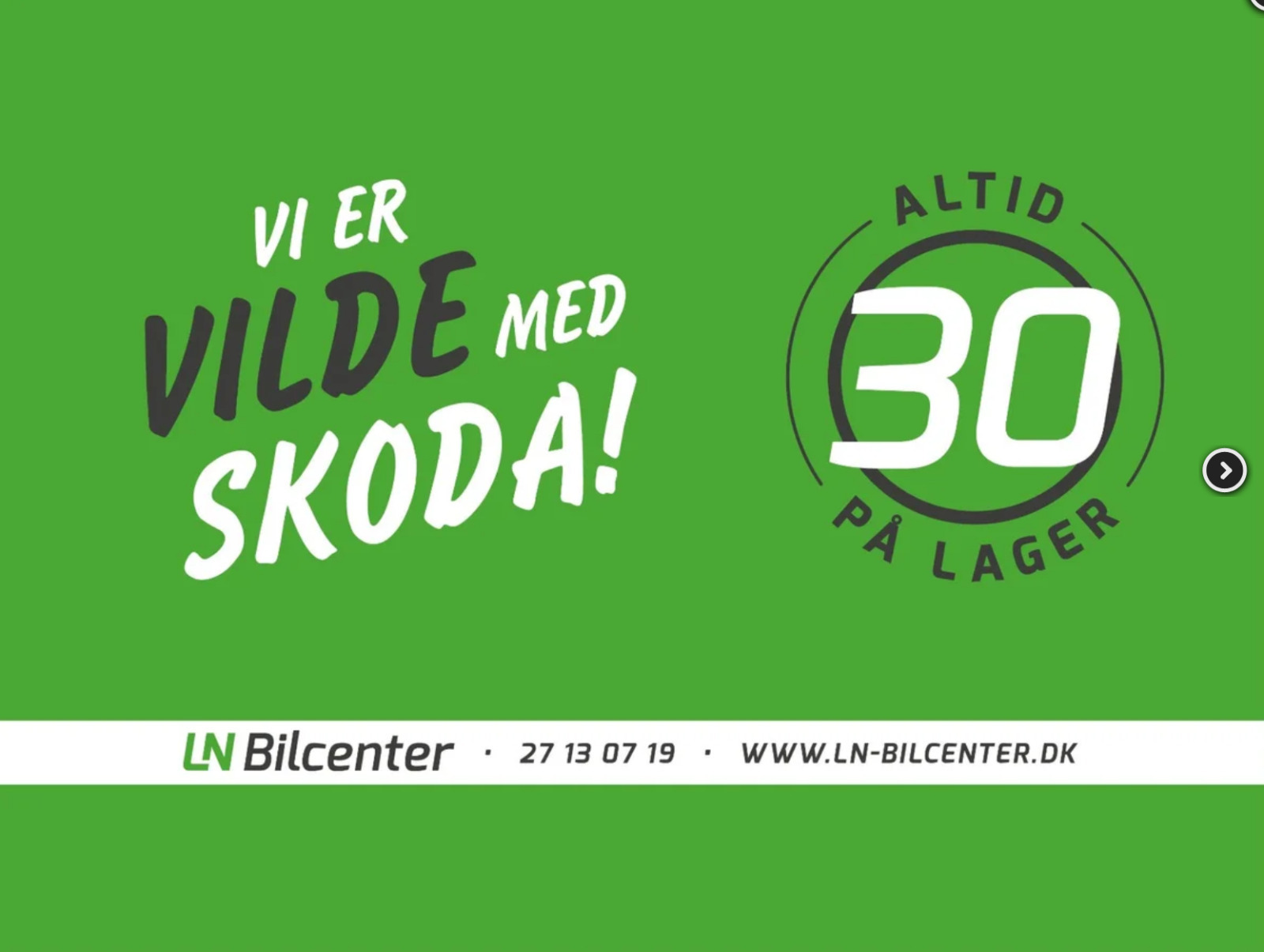 Grå Skoda Octavia fra 2020