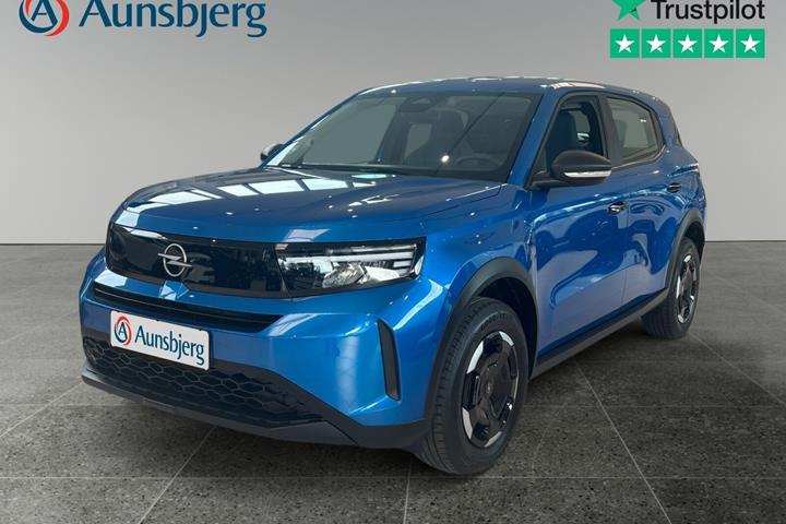 Blå Opel Frontera fra 2025 set udefra