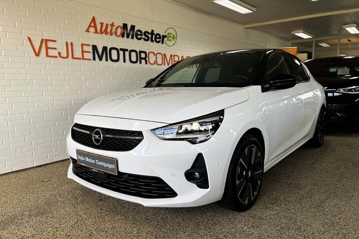 Hvid Opel Corsa-e fra 2023