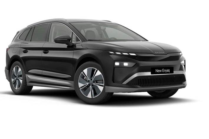 Sort Skoda Enyaq fra 2026
