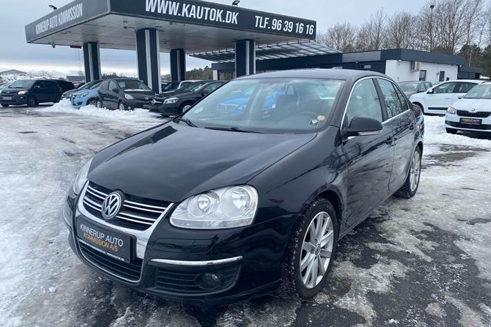 Sort VW Jetta fra 2007