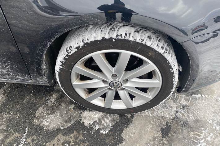 Sort VW Jetta fra 2007