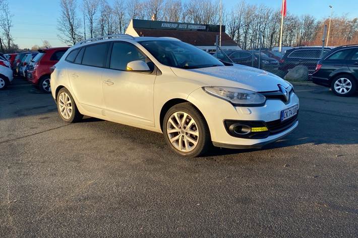 Hvid Renault Mégane fra 2014