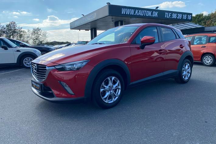 Rød Mazda CX-3 fra 2017