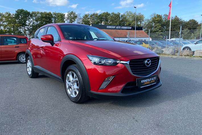 Rød Mazda CX-3 fra 2017