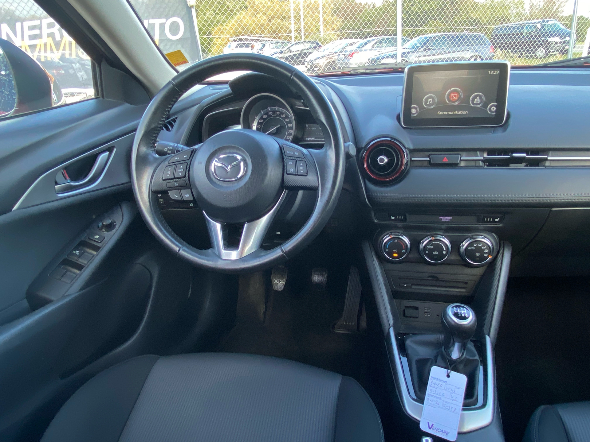 Rød Mazda CX-3 fra 2017