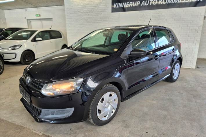 Blå VW Polo fra 2011