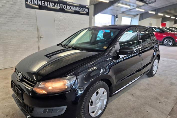 Blå VW Polo fra 2011
