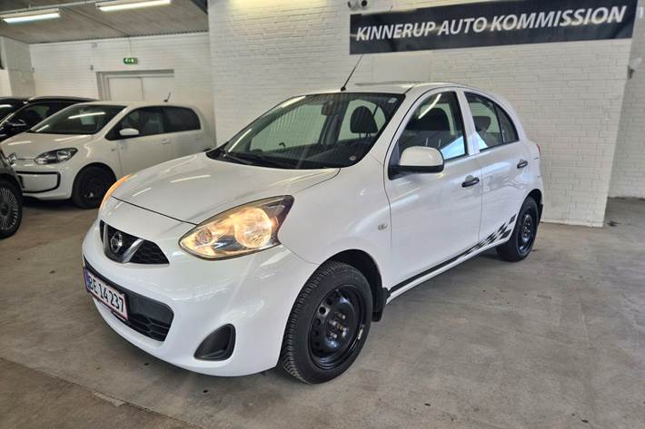 Hvid Nissan Micra fra 2016