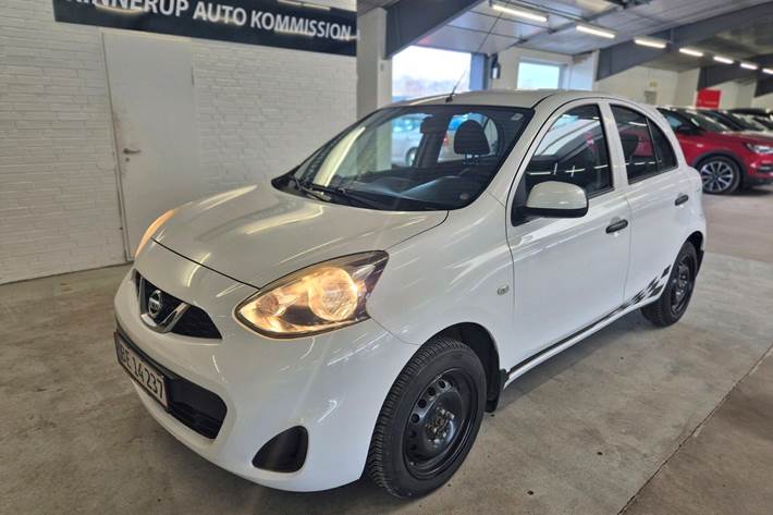 Hvid Nissan Micra fra 2016