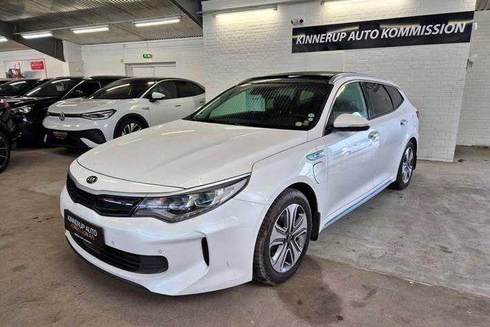 Hvid Kia Optima fra 2018