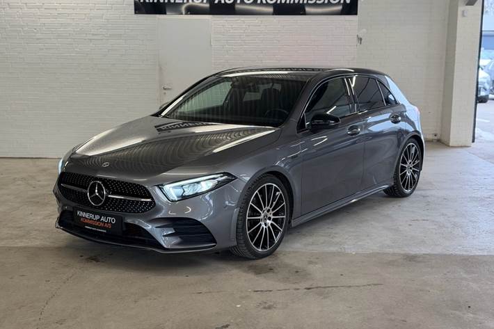 Grå Mercedes A250 e fra 2020
