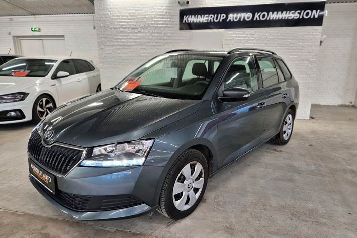 Sort Skoda Fabia fra 2019
