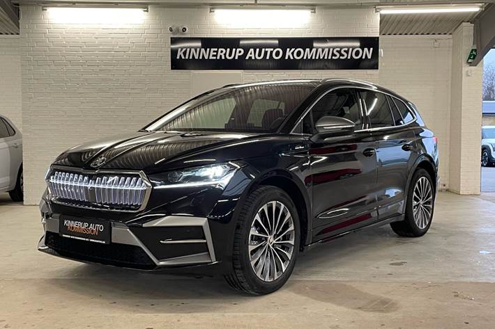 Sort Skoda Enyaq fra 2025