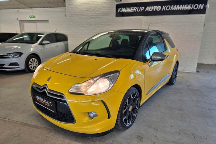 Gul Citroën DS3 fra 2011