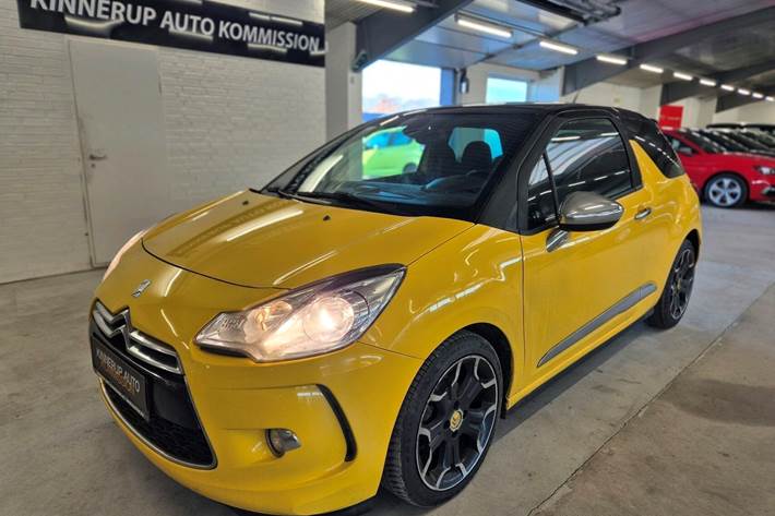 Gul Citroën DS3 fra 2011