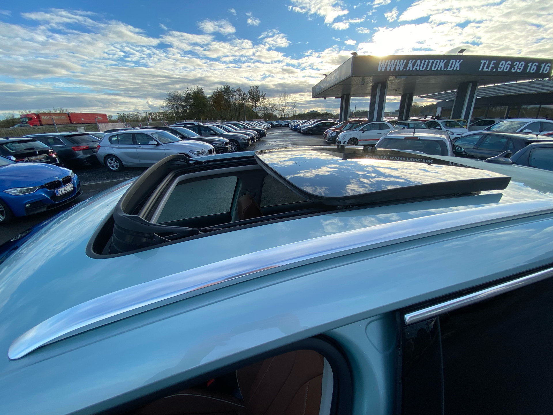 Grøn Skoda Enyaq iV fra 2021