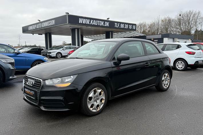 Sort Audi A1 fra 2011