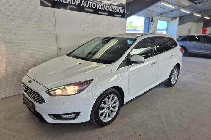 Hvid Ford Focus fra 2018