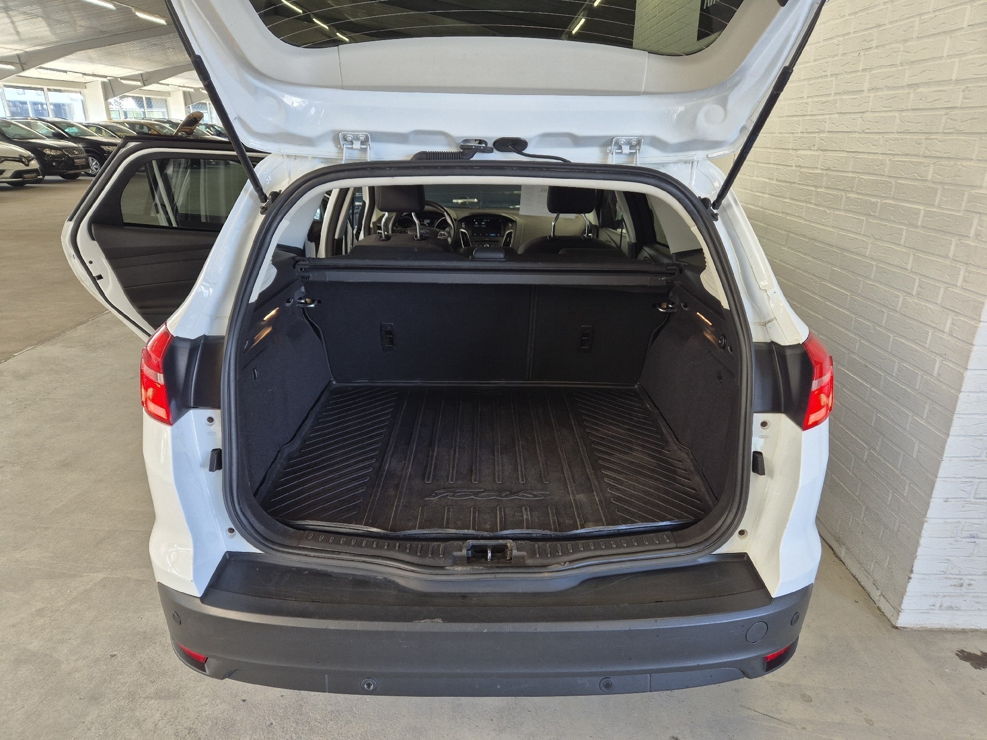 Hvid Ford Focus fra 2018