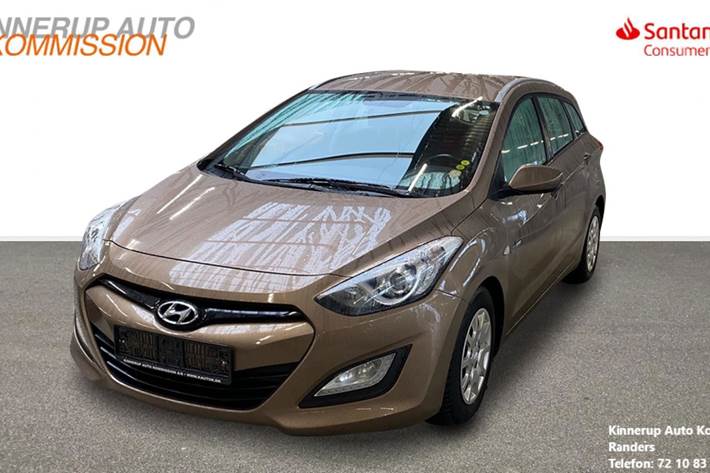 Brun Hyundai i30 fra 2013