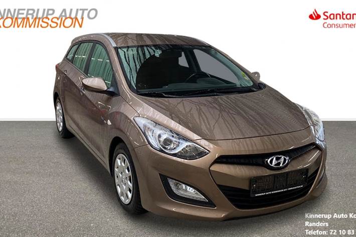 Brun Hyundai i30 fra 2013