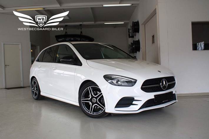Hvid Mercedes B200 d fra 2020