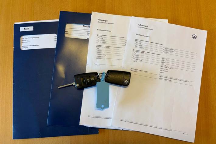 Hvid VW Polo fra 2021