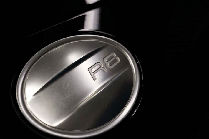 Sort Audi R8 fra 2018