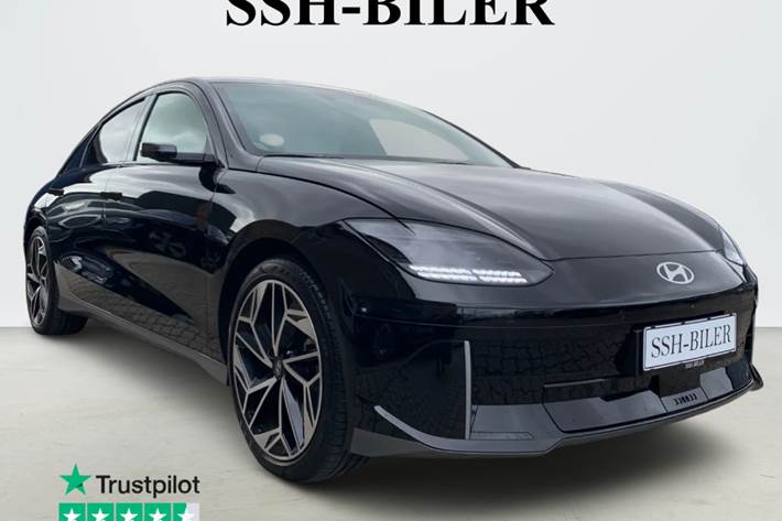 Sort Hyundai Ioniq 6 fra 2025 set udefra