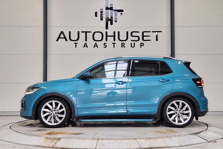 Turquoise VW T-Cross fra 2022