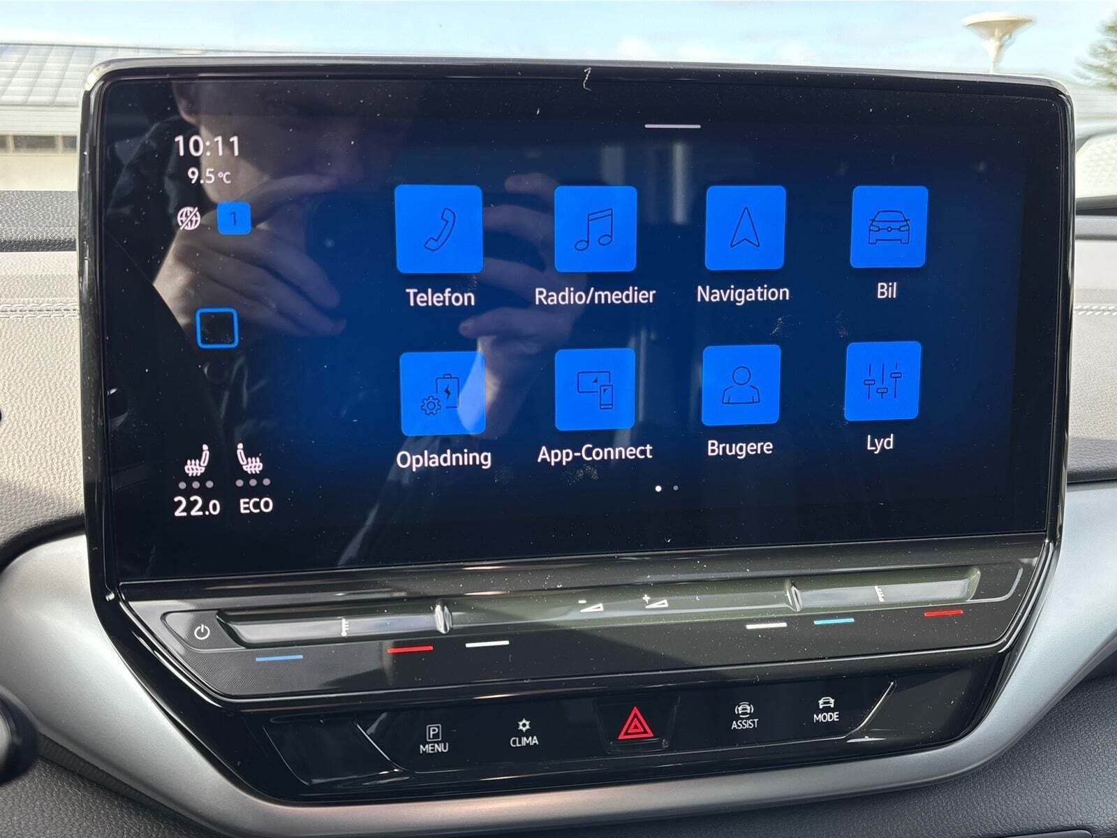 Grå VW ID.4 fra 2022