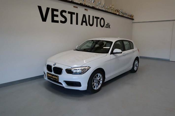 Hvid BMW 118d fra 2017