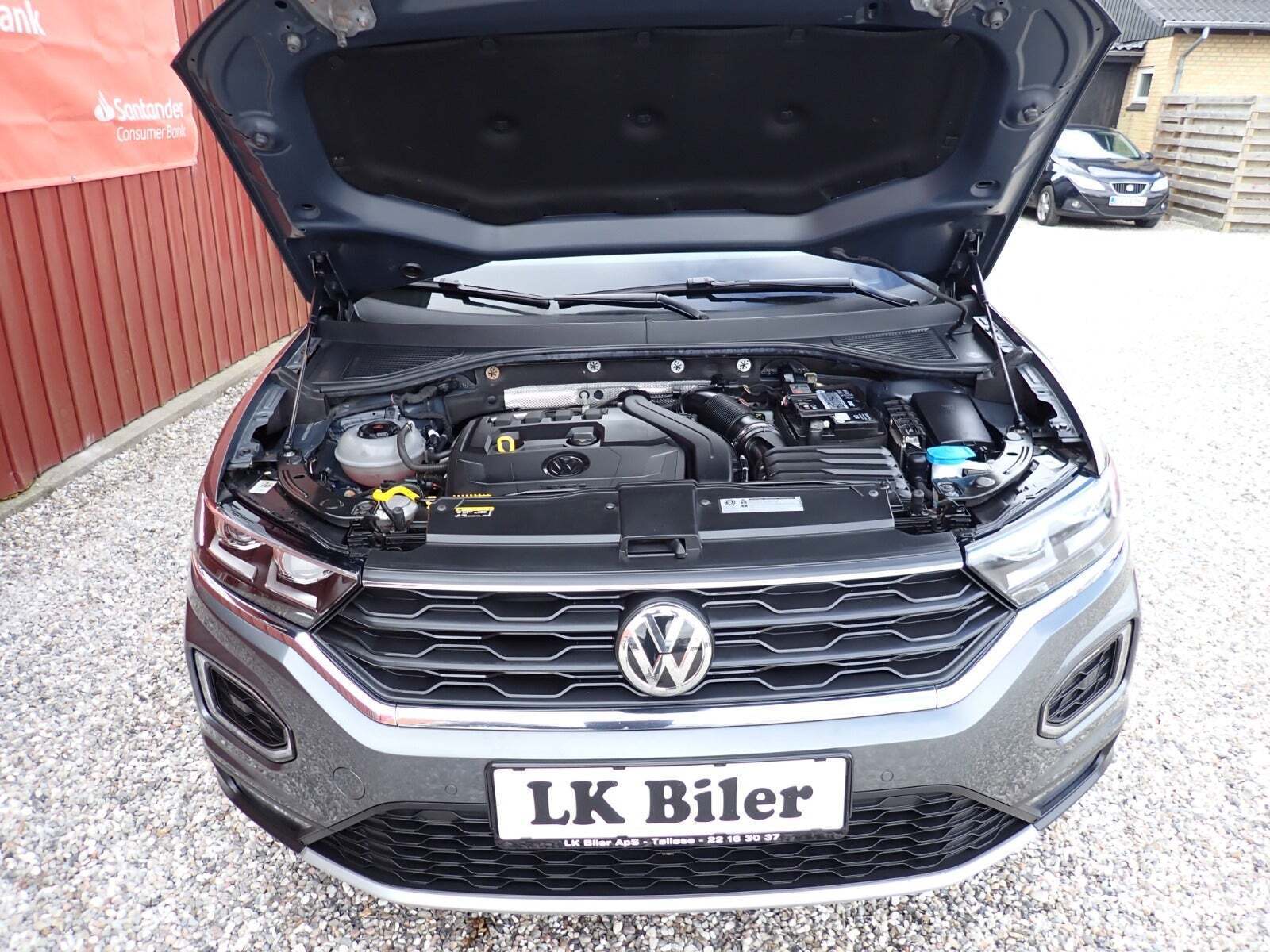 Grå VW T-Roc fra 2018