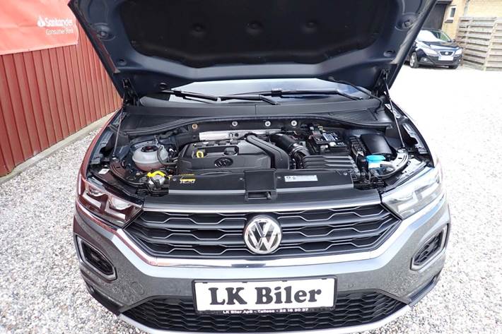 Grå VW T-Roc fra 2018