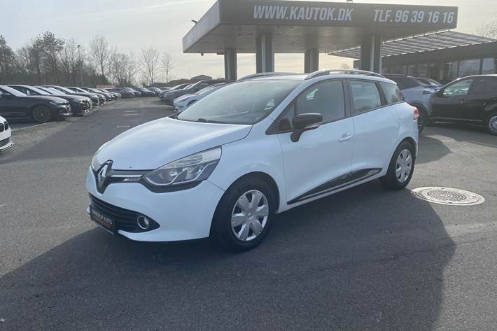 Hvid Renault Clio fra 2013