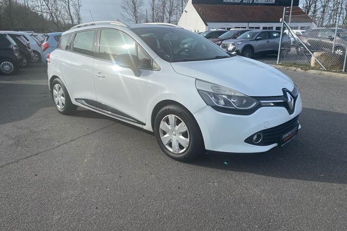 Hvid Renault Clio fra 2013