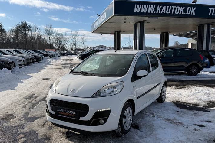 Hvid Peugeot 107 fra 2012