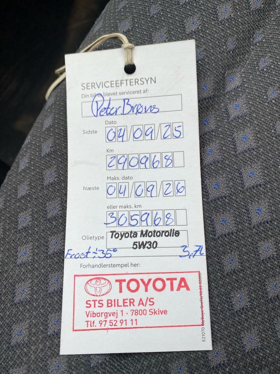 undefined Toyota Yaris Verso fra 2003