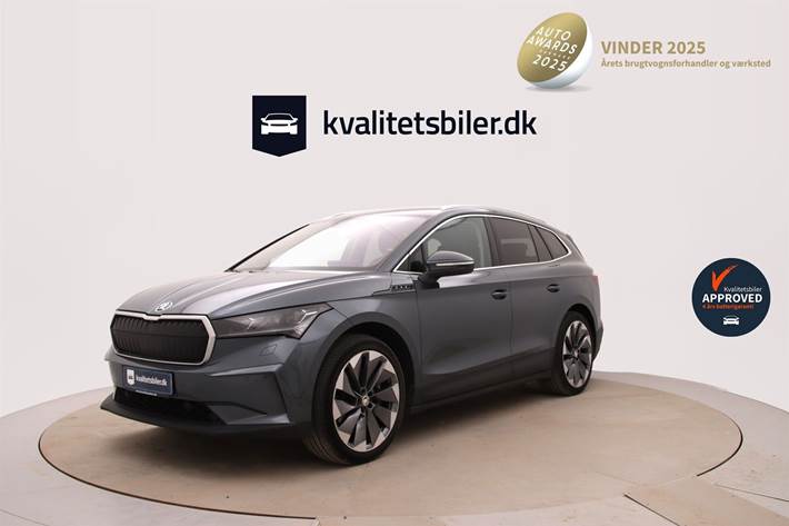 Grå Skoda Enyaq fra 2021