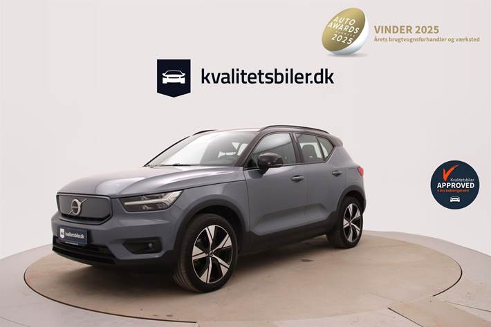 Grå Volvo XC40 fra 2021