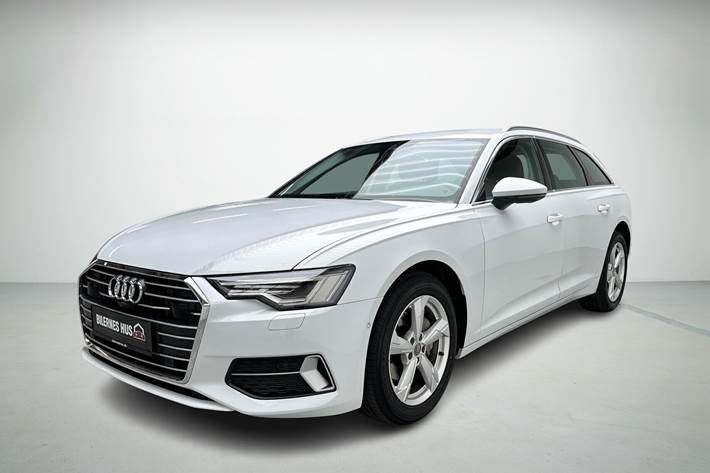 Hvid Audi A6 fra 2020