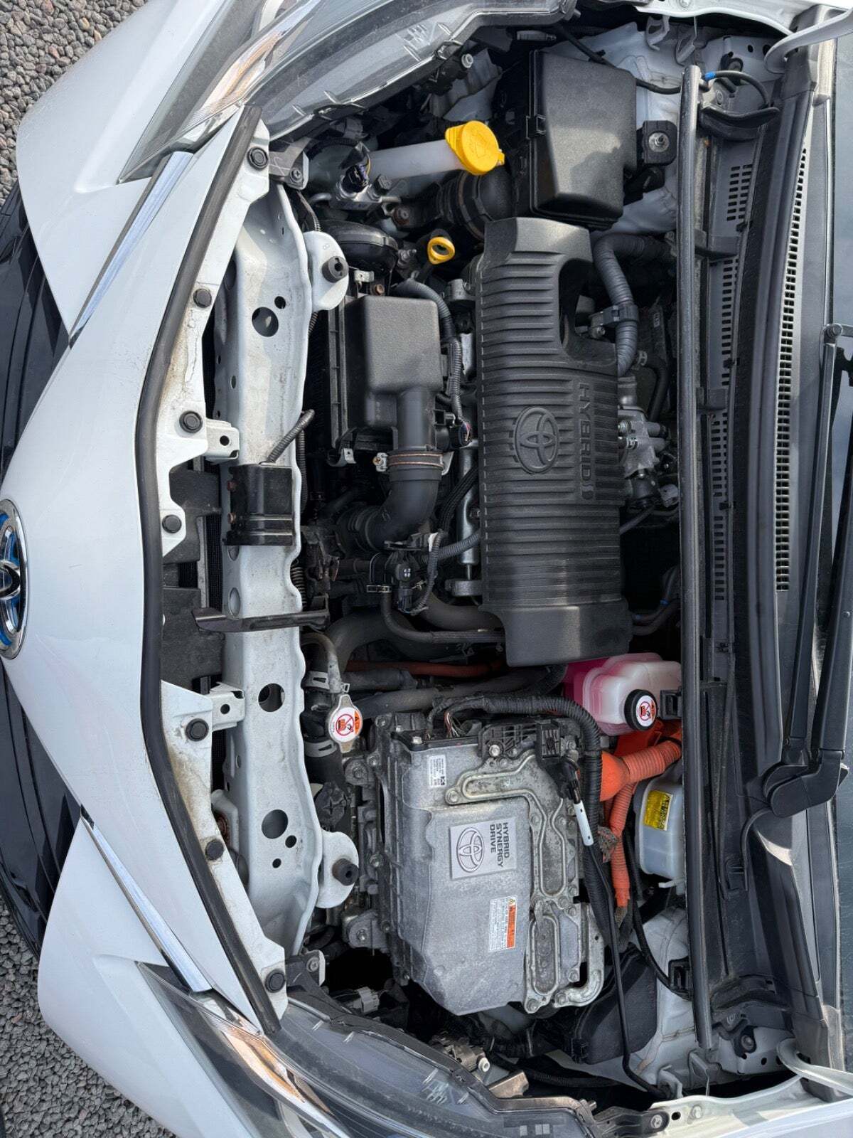 Grøn Toyota Yaris fra 2017