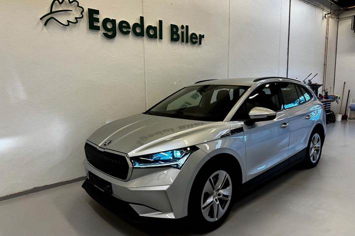 Sølv Skoda Enyaq fra 2021