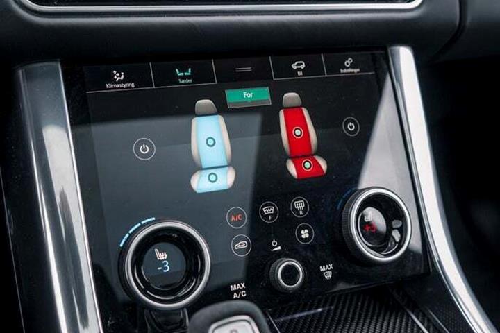 Gul Land Rover Range Rover sport fra 2020